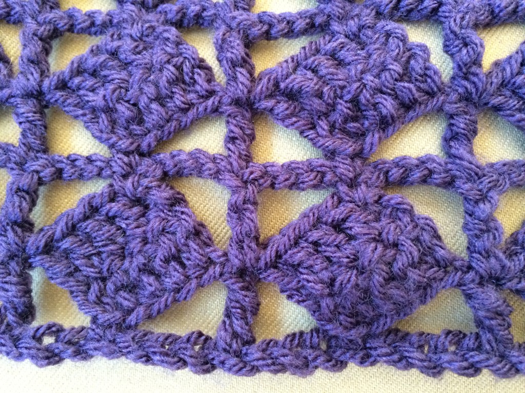 Trellis Pattern Crochet Stitches Old English Creations Crochet Design
