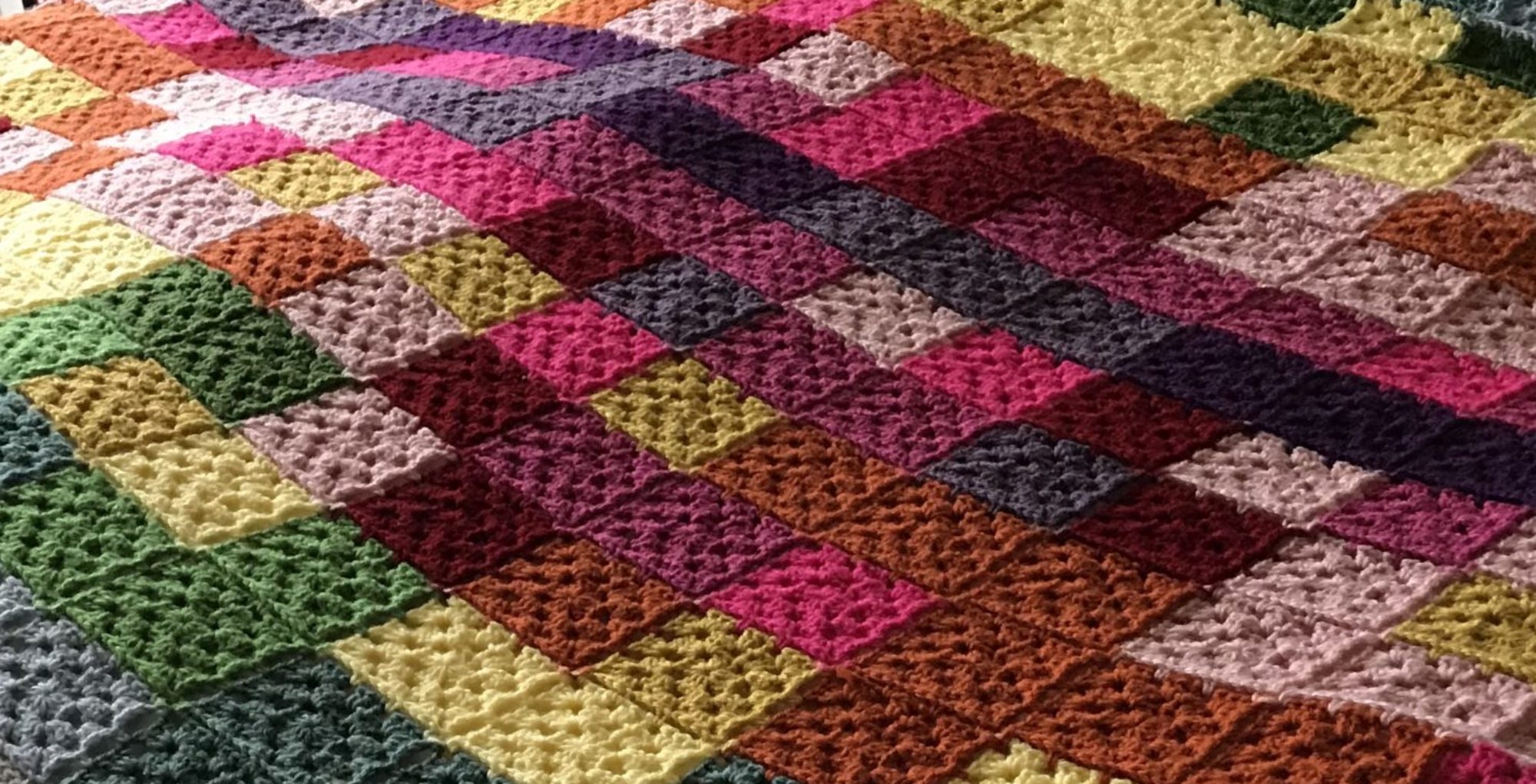 Crochet Temperature Blanket – Week 1 Progress
